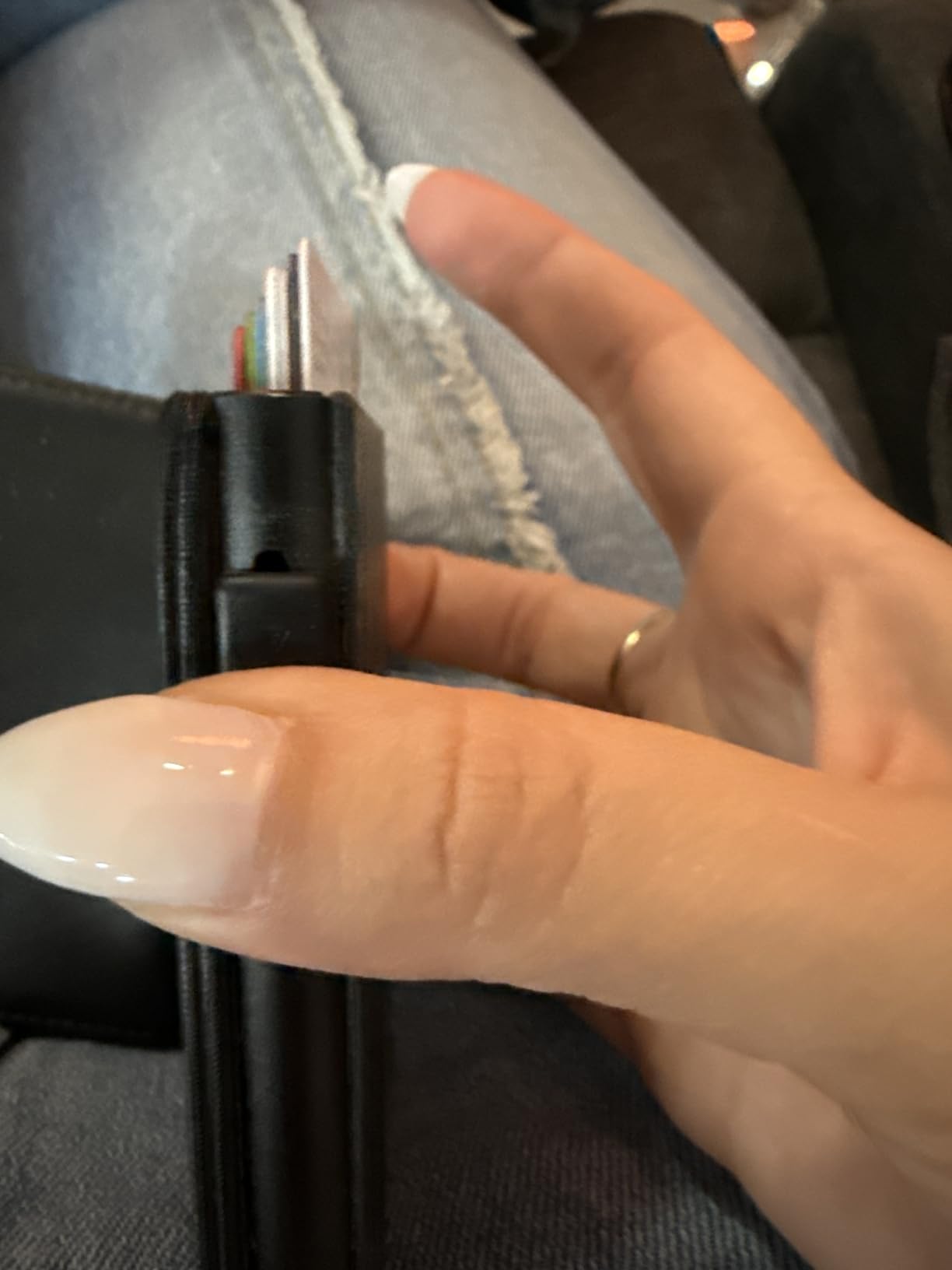 Business Card Holders Men, RFID Men Waller Card Holders photo review