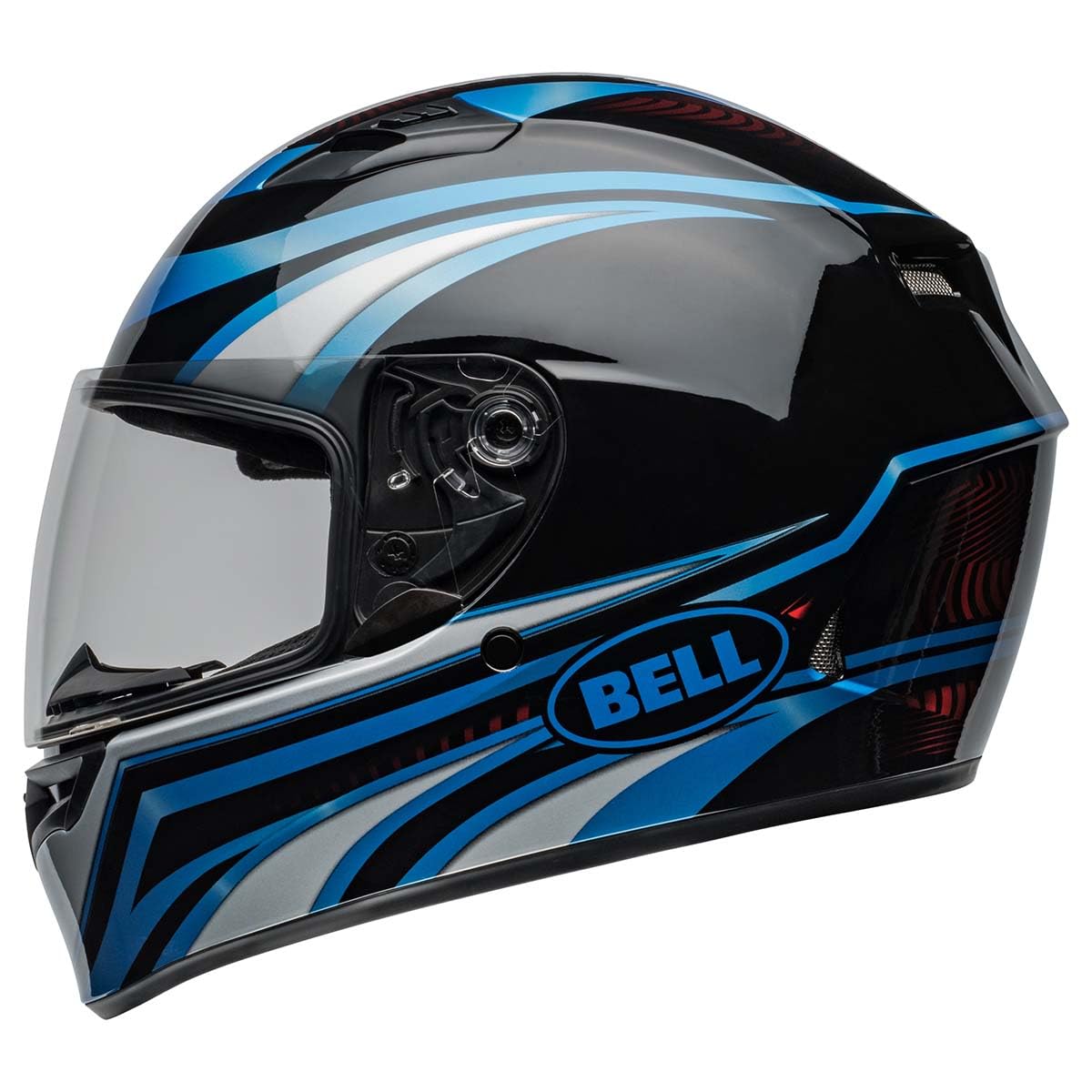 Bell Qualifier Full-Face Helmet (Gloss Conduit Blue/Black - Small
