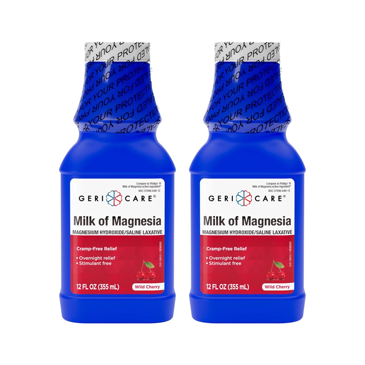 GeriCare Milk of Magnesia, Magnesium Hydroxide 1200mg | Mint Flavor | Constipation Relief | Cramp-Free, Saline Laxative | 12 Fl Oz (Pack of 2) — Amazon image 11