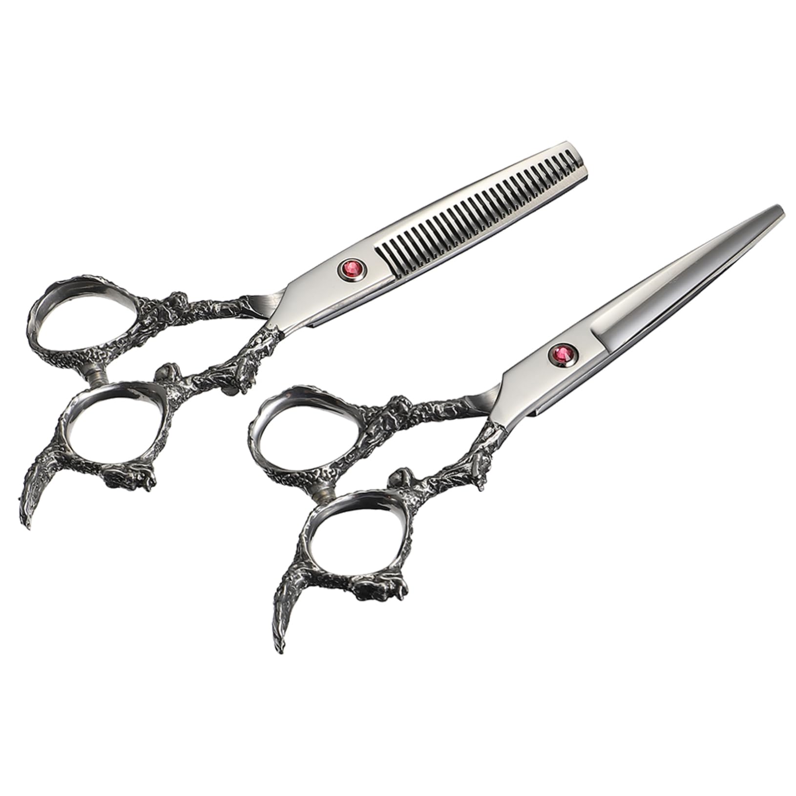 Healeved 2pezzi Forbici da Taglio in Acciaio Inossidabile per Salone di Bellezza Forbici per Styling dei Capelli Vite di Tensione