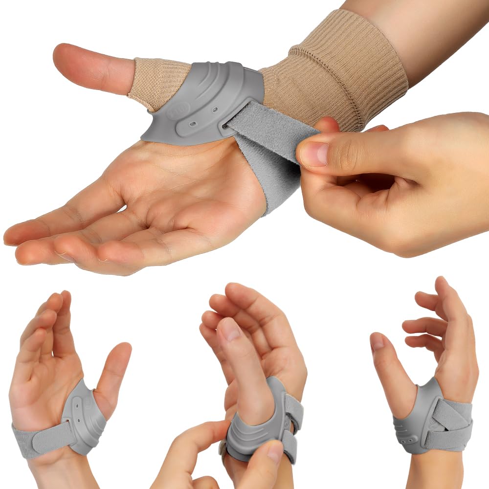 FORTEMOTUS CMC Thumb Brace - Joint Thumb Arthritis Brace for Tendonitis, Osteoarthritis, Instability, Adjustable Thumb Arthritis Pain Relief and