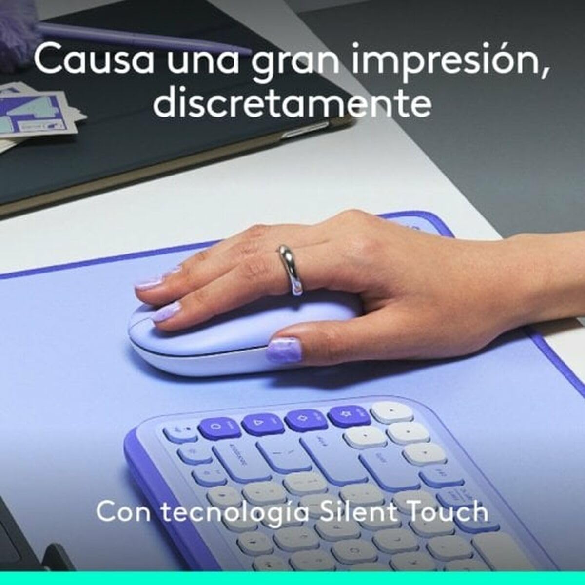 Logitech Pop Mouse Ratón Inalámbrico Compacto Con Función de Emojis Personalizables Grafito