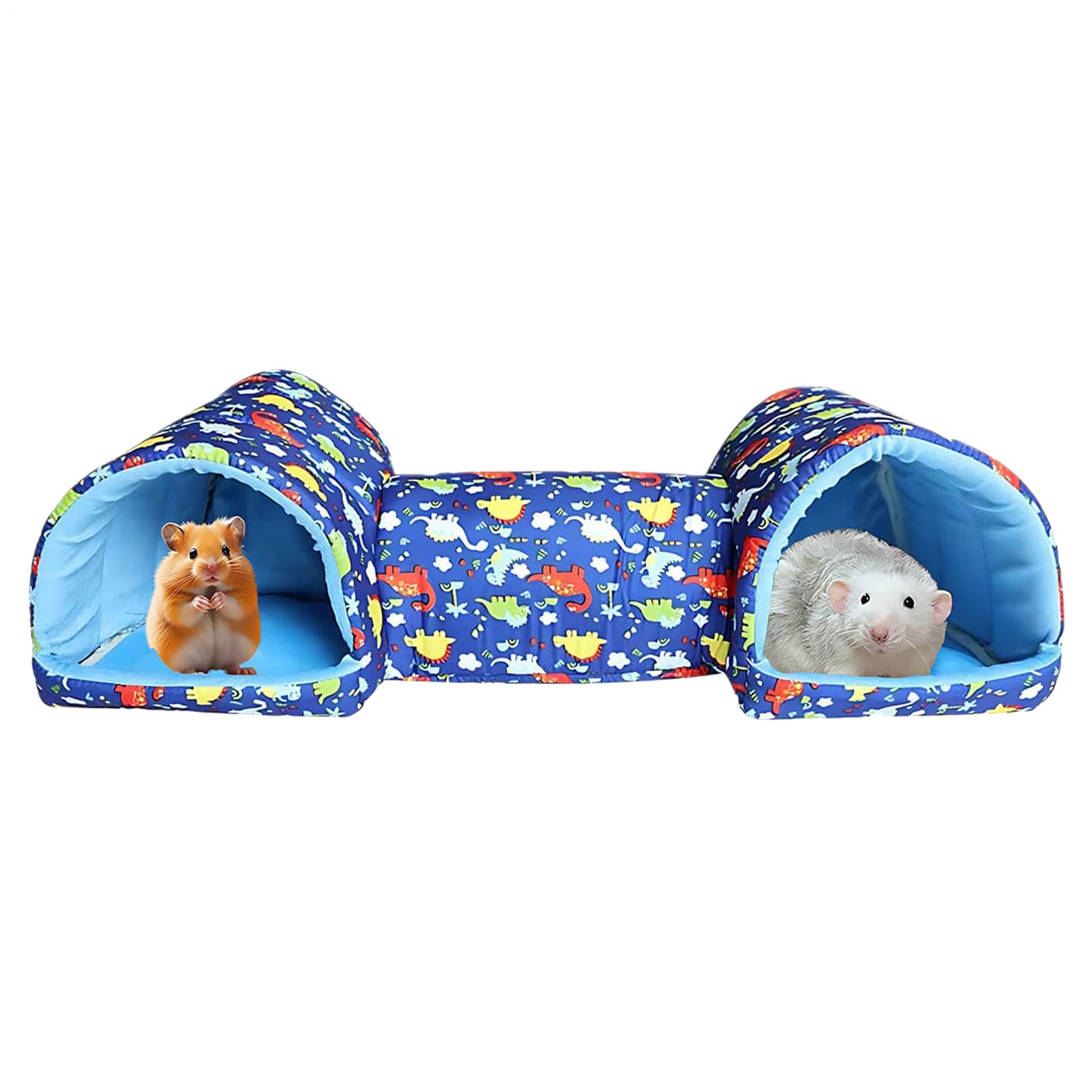 Guinea Pig Tunnel Hamster Hide out, Washable Rabbits Hideaway, Soft Ferret Hideaway for Playing Resting Guinea Pig Accessories for Bunny Hedgehogs