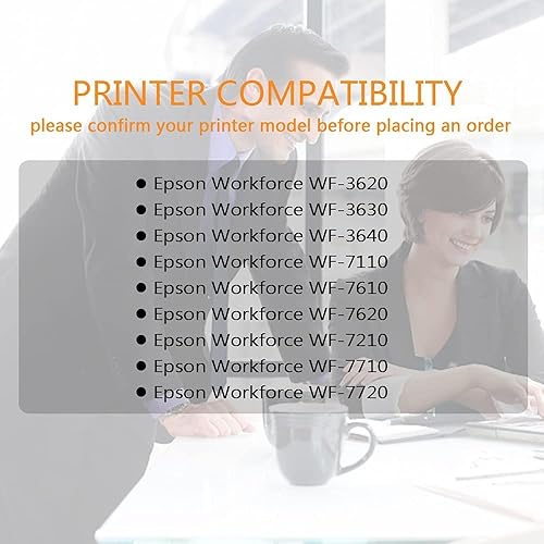 Miniatura 3 de Run Star Cartucho de tinta remanufacturado 252 para Epson 252XL T252XL T252 de alto rendimiento para Workforce WF-3620 WF-3640 WF-7110 WF-7610