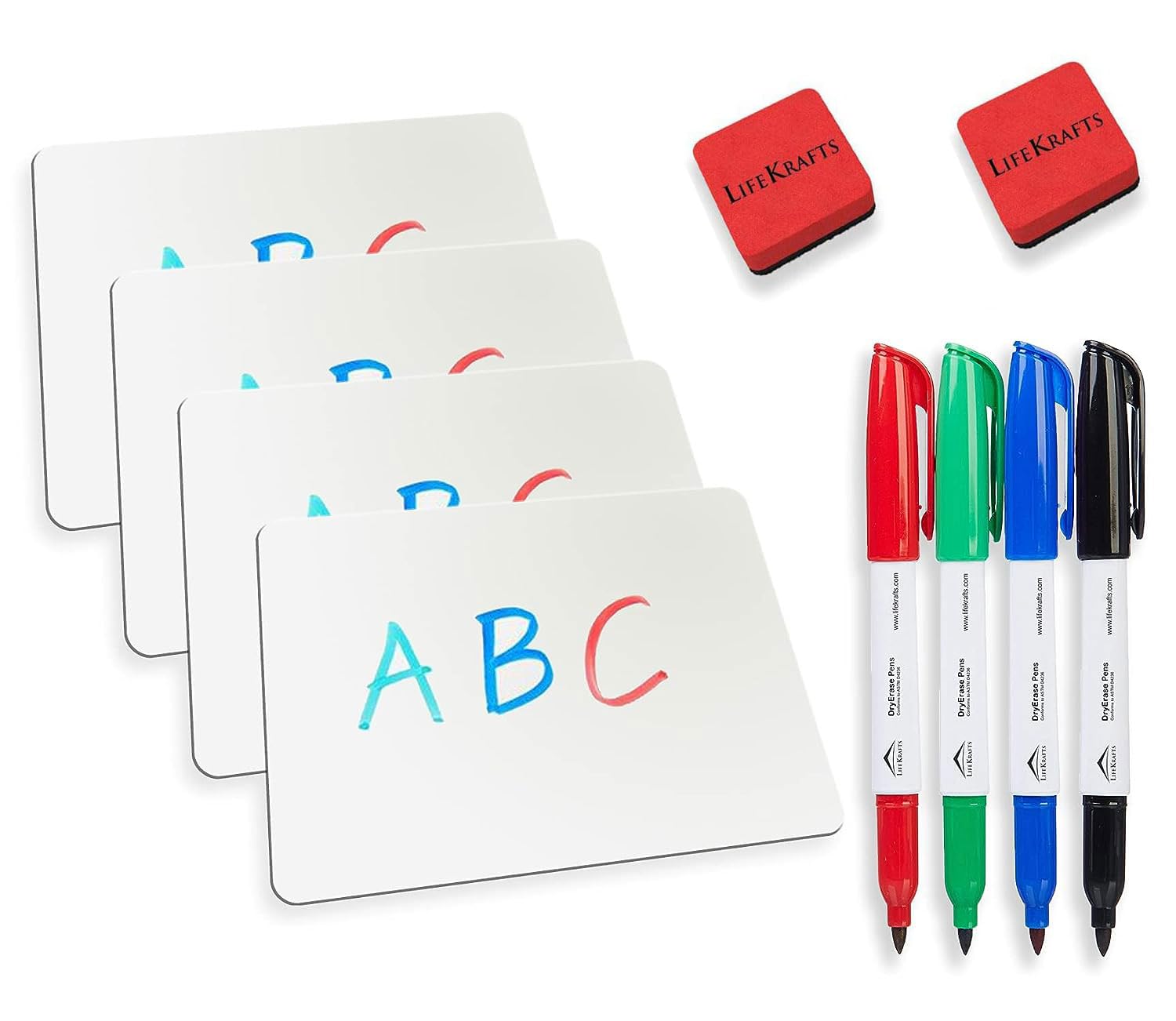 Lifekrafts Wood Dry Erase Lap Boards Whiteboards,Size(9X12) Inches,Pack of 4|Includes 4 Lapboards,4 Marker Pens,2 Erasers|Interactive Learning Single Sided White Board for Kids,Adults,Students. (B08PV31QQZ) Amazon Price History, Amazon Price Tracker