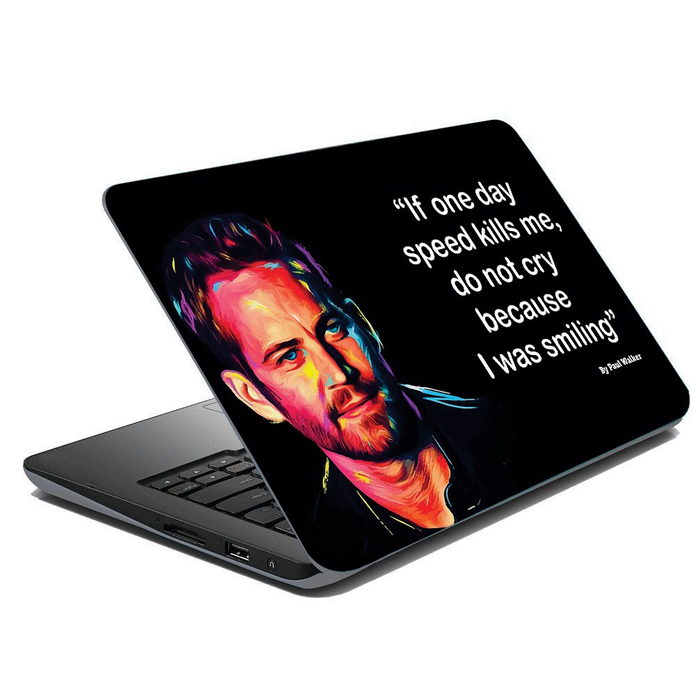 Vprint Famous Personalities Paul Walker Laptop Skin Sticker (15 to 15.6 inch) (B074DXHXZX) Amazon Price History, Amazon Price Tracker
