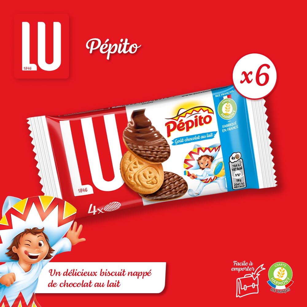 LU - La Boîte à Goûter - Assortiment Biscuits LU : Prince, Prince Enrobé, Pépito, Granola, Mini-Roulé, Lulu L'Ourson Chocolat - Idéal Petit Déjeuner & Snack - 1,03 kg