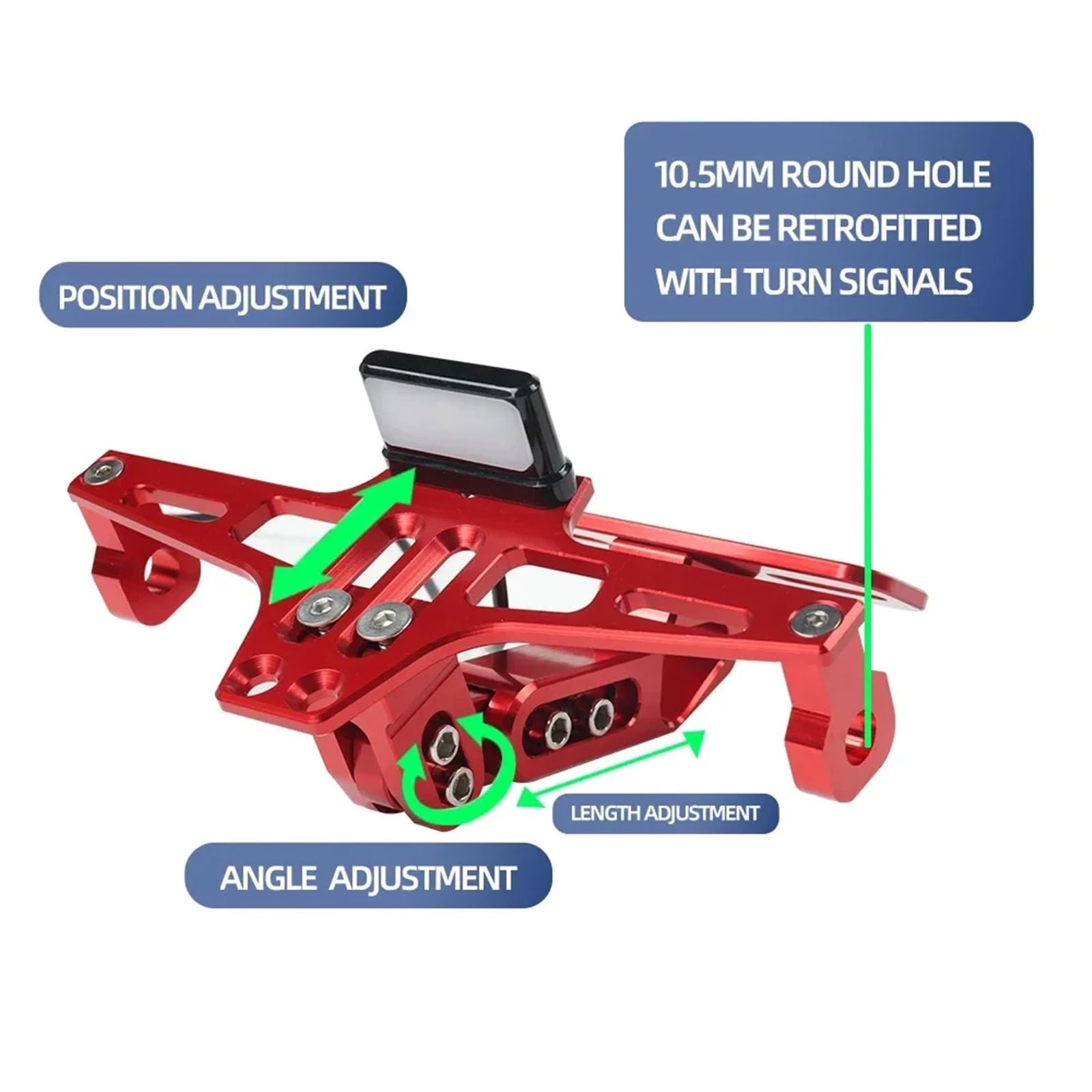 Support De Plaque D'immatriculation Moto pour Suzuki GS 500 SV 650 pour GSXR 1000 Support Plaque D'immatriculation Moto Support Plaque D' immatriculation Arrière avec Clignotant À LED(Yello Support De Plaque D'immatriculation Moto pour Suzuki GS 500 SV 650 pour GSXR 1000 Support Plaque D'immatriculation Moto Support Plaque D' immatriculation Arrière avec Clignotant À LED(Yello
