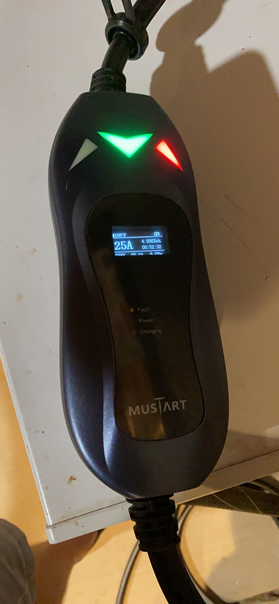 50/mo Finance MUSTART Level 2 Portable EV Charger (240 Volt, 25ft