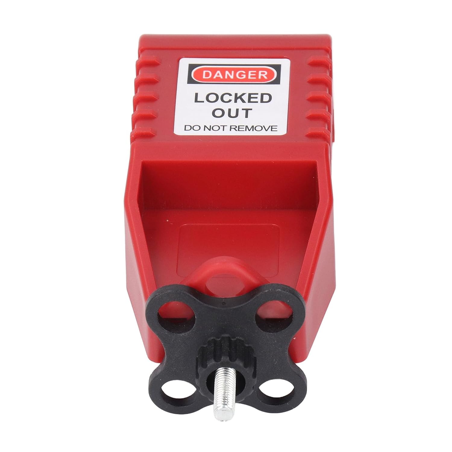Circuit Breaker Lockout Device, Metal Adjustable Clamp On Lockout Tagout, Industrial Grade Electrical Plug Lockout Device, for Button Motor Switch, 53.5cm