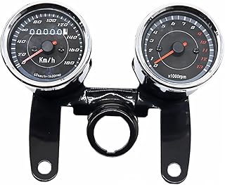 MUSISALY Odômetro Da Motocicleta Tacômetro Digital Acessórios Da Motocicleta Velocímetro Digital Da Motocicleta Medidor Digital Abs Tacômetro Para Motocicleta Velocímetro Universal