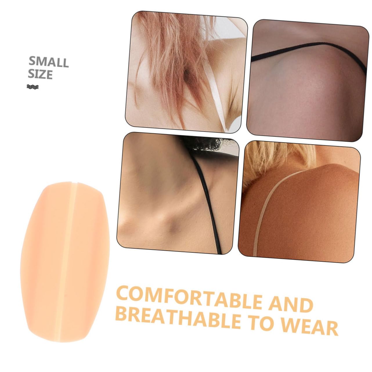 BESTYASH Hombrera Invisible Hombrera Reutilizable Almohadillas De Correa De Sujetador De Silicona Hombreras Cojines Sin Dolor Para La Correa Del Sujetador Gel De Sílice