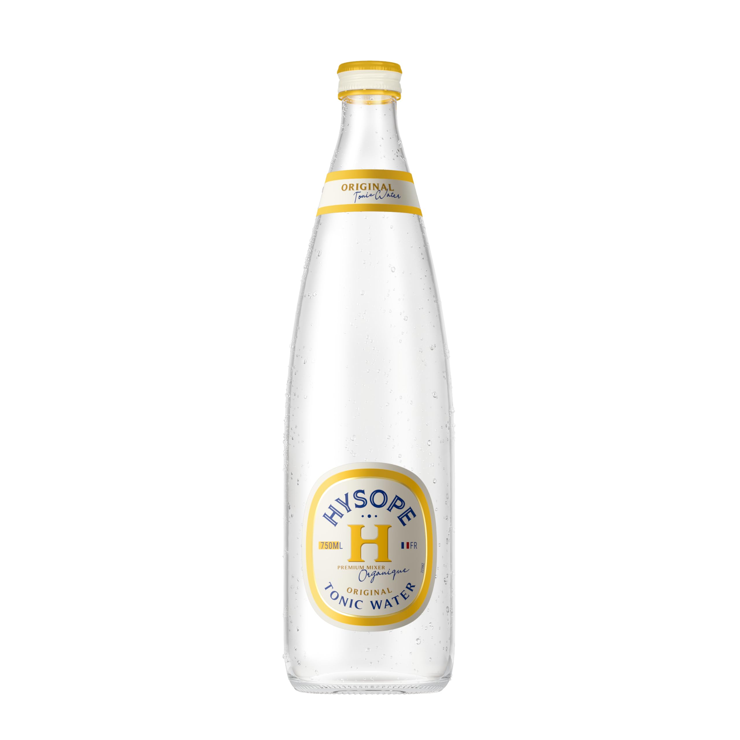 HYSOPE Tonic Water Original – Origine France – Premium Mixer Bio – Idéal en cocktail - Notes d'orange amère - 6 x 75cl