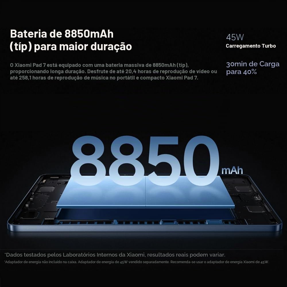 XIAOMI Tablet Pad 7 de 11,2 polegadas, 8 GB de RAM + 256 GB de