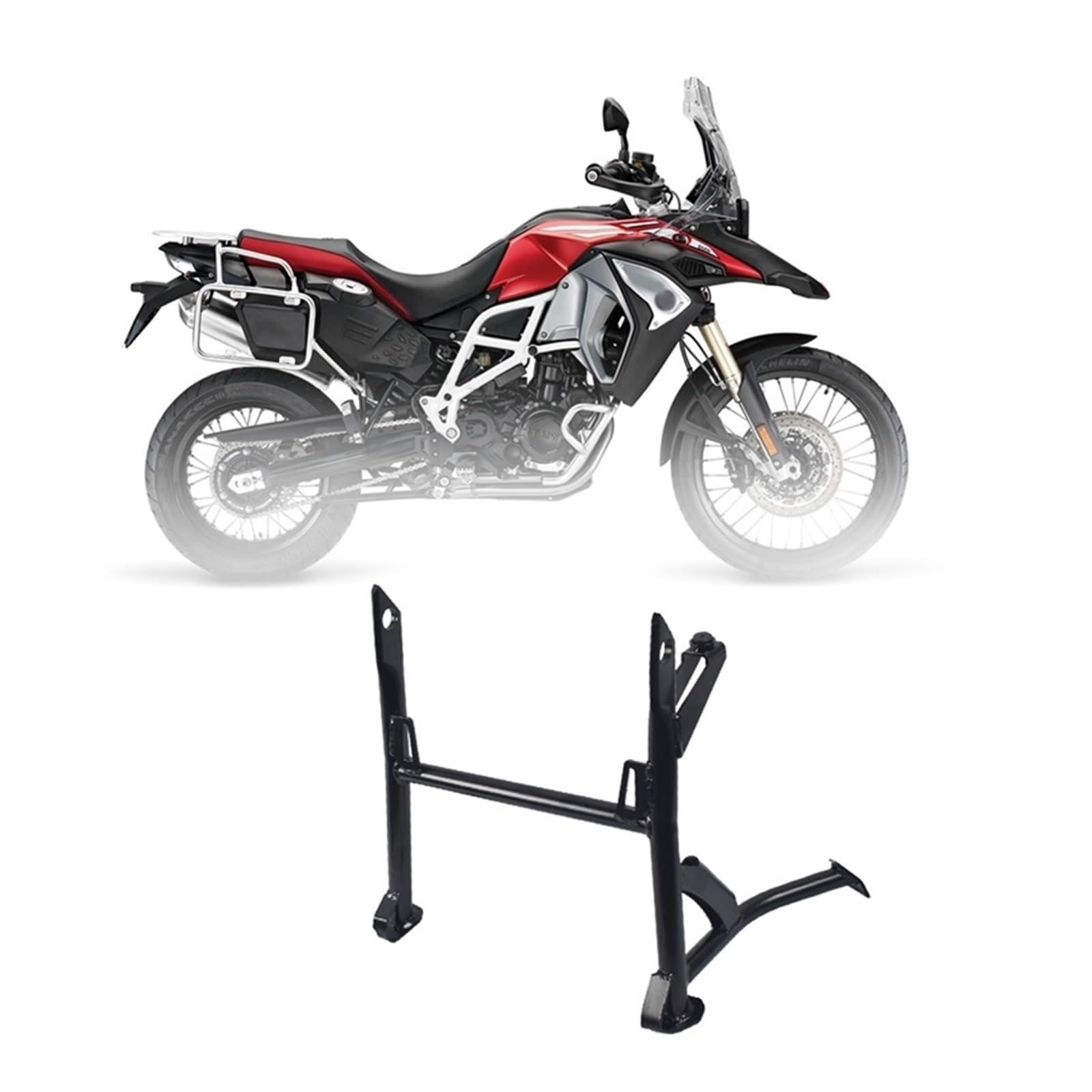 Pdanbd Black Motorcycle Center Kickstand For F800gs For Adventure Adv F700gs Motorcycle Large Bracket Pillar Center Central Parking Stand Firm Holder Support