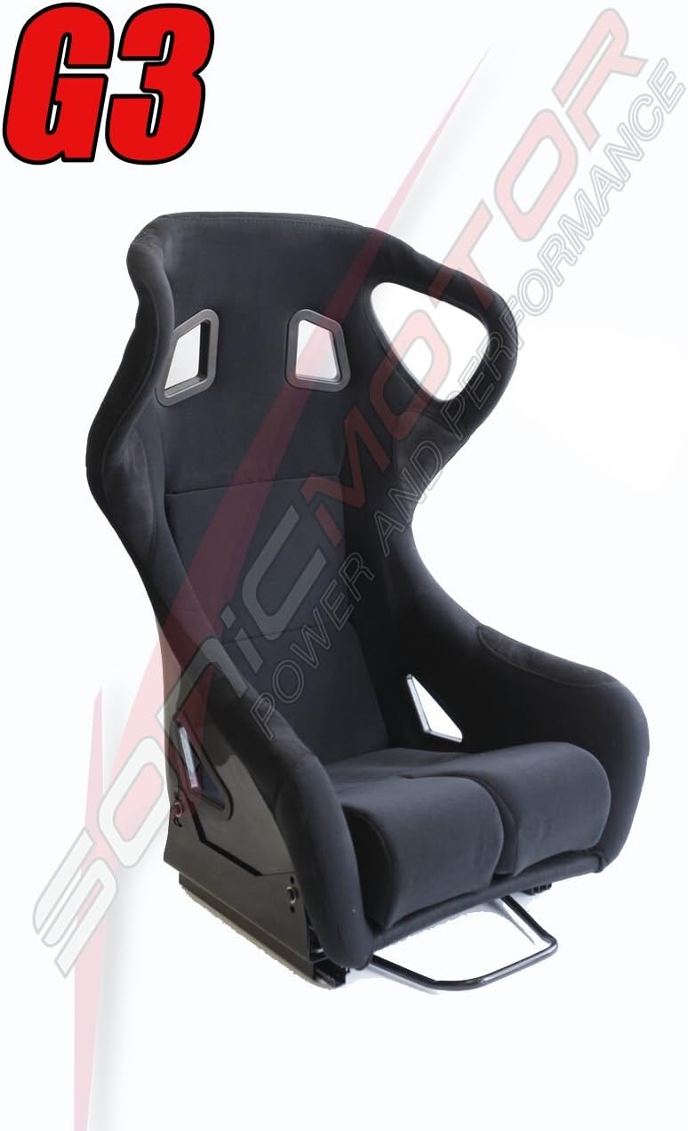 SNC Tuning G3 Full Bucket Fixed Back Racing Seat Black