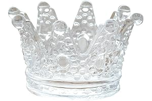 Stunningly Creative Glass Crown Ashtray: An Artistic Accent for Home and Office