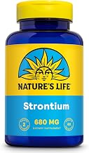 NATURE'S LIFE Strontium Citrate 680mg - Chelated Strontium Supplement - Trace Minerals Support - High Absorption, Gentle Digestion, 60-Day Guarantee, Lab Verified, 30 Servings, 60 Vegetarian Tablets