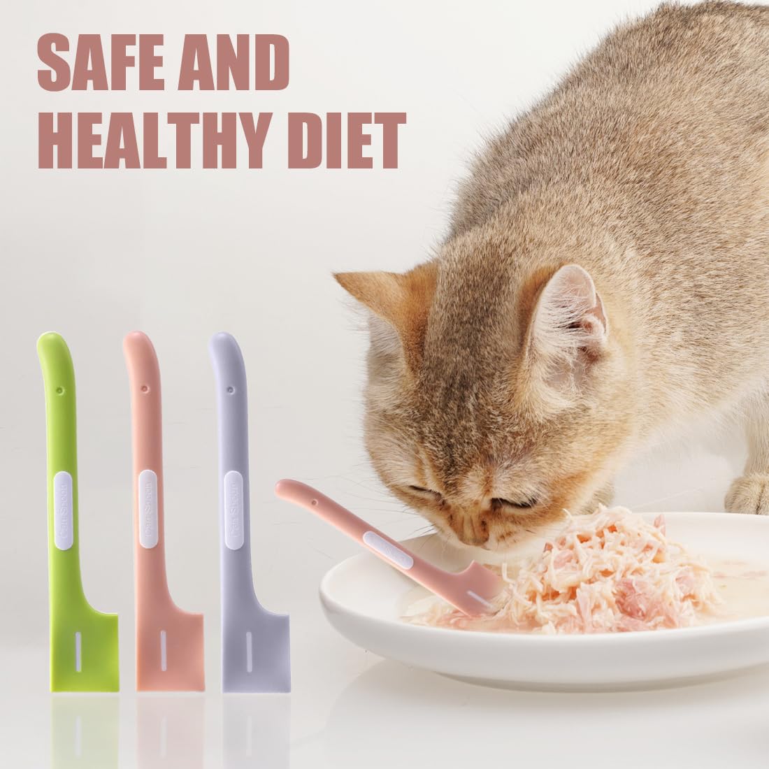 3 Stück Katzenfutter Löffel Tierfutter Dosenlöffel Futterdosenlöffel Für Tierfutter Praktische Mischlöffel Silikon Tierfutter Dosenlöffel Für Hunde Katzen Haustiere(Grün Rosa Grau)