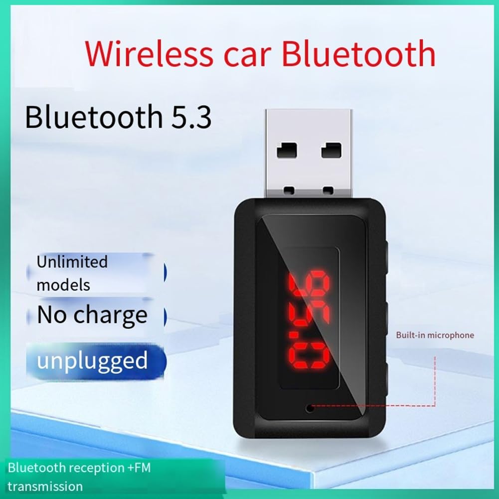 Transmetteur Fm Bluetooth, Fm Transmetteur Universel Adaptateur Radio Kit De Voiture Pour