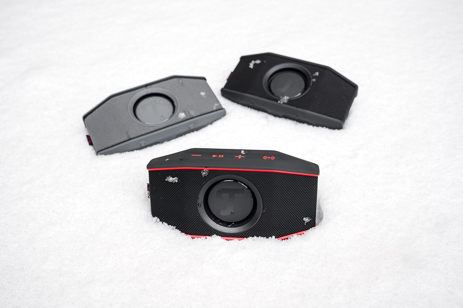 Głośnik Bluetooth Teufel ROCKSTER GO 2 - Stereo Set, głośnik bezprewodowy z klasą wodoszczelności IP67, wodoodporny, szybkie ładowanie,playtime 28 h, karta dźwiękowa USB, przenośny (Night Black)