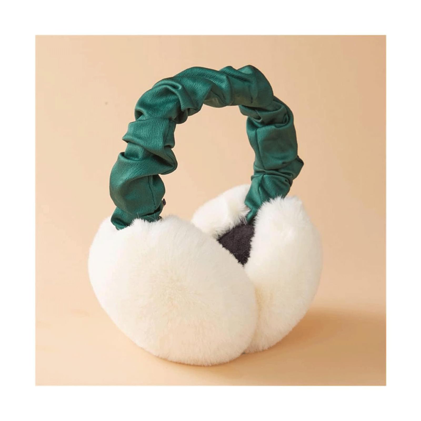 ZUMAHA Orejeras Bonitas y esponjosas, Calentador de Orejas Suave, Orejeras Plegables cálidas para Invierno, Orejeras de protección para Exteriores