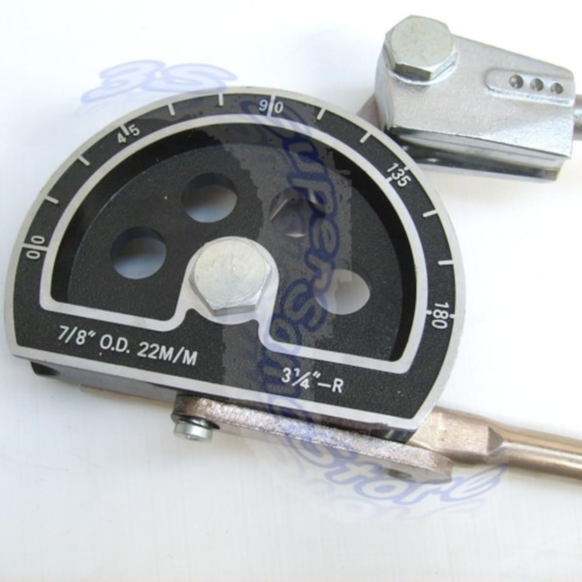 3S SuperSamaStore Pinza Piegatubi Professionale, Attrezzo Curva Tubi Rame Manuale, a Leva, per Piegare Tubature del Diametro di 7/8'' Fino a 180°