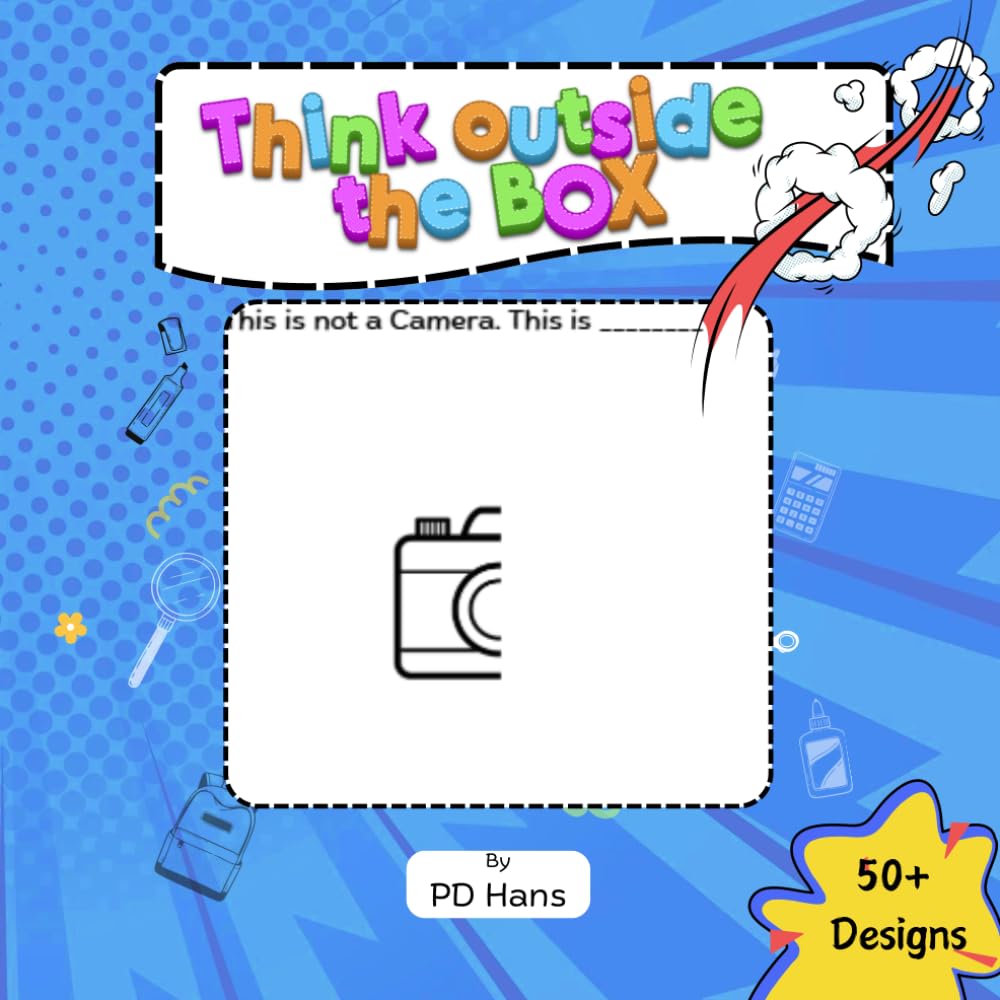 Think Outside the Box: D+C || Brain Development, Boost Imagination, Intelligence & Creative Thinking.||: Brain activity, kids brain development, brain ... A Creative Drawing Challenge Book for Kids.