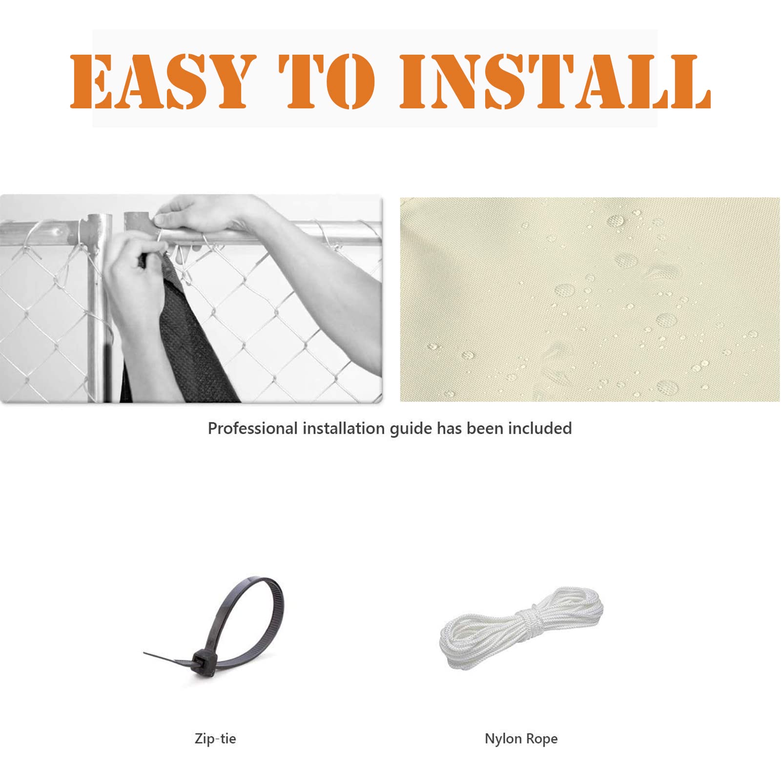 Paravento Frangivento Per Balcone Ommda - Impermeabile, Anti-UV, HDPE 185g/m², Verde Scuro 0.75x4m - Foto 2