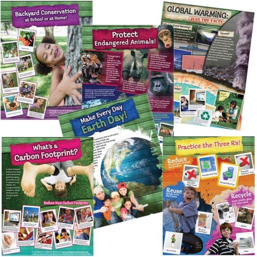 Ready, Set, Go Green! Chart Pack (Cheap Charts) School Specialty