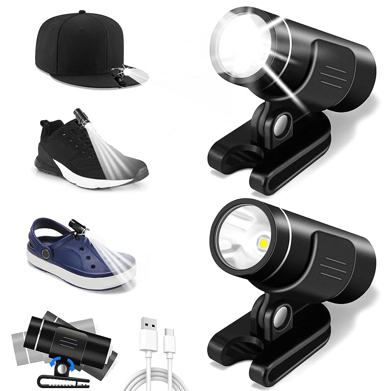 2pcs Rechargeable Croc Lights for Shoes, OUXi Croc