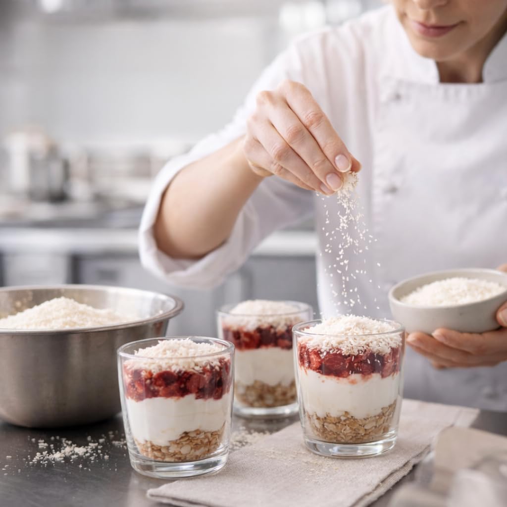 GiDeli Kokosraspeln 3x5kg - Eine Quelle für Gesunde Fette und Ballaststoffe - Für Veganer und Personen mit Keto-Diät - Natürliche für Vielseitige Verwendung