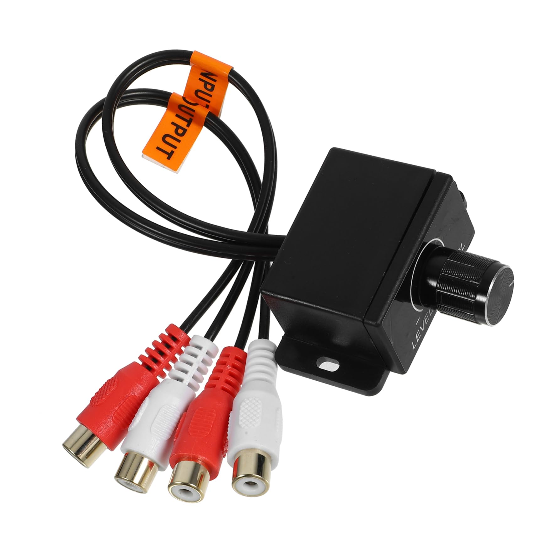Happyyami Remote Audio Amplifier Level Controller Volume Regulator for Car Sound System Easy Bass Knob Durable Design for Enhanced Audio Experience