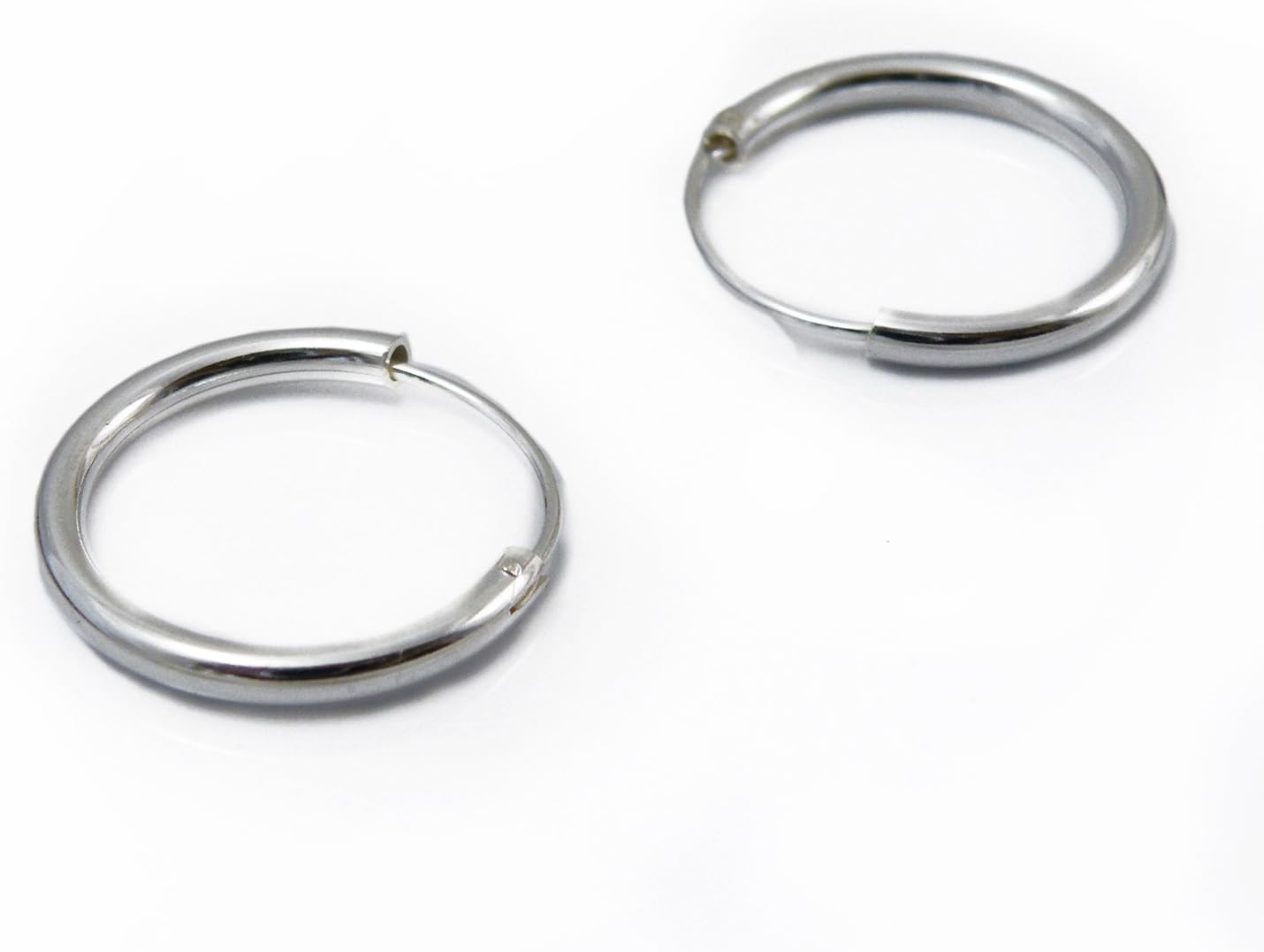DIESEL シルバー フープピアス 5cm 2個セット DIESELシルバー フープピアス ステンレススチール DIESEL