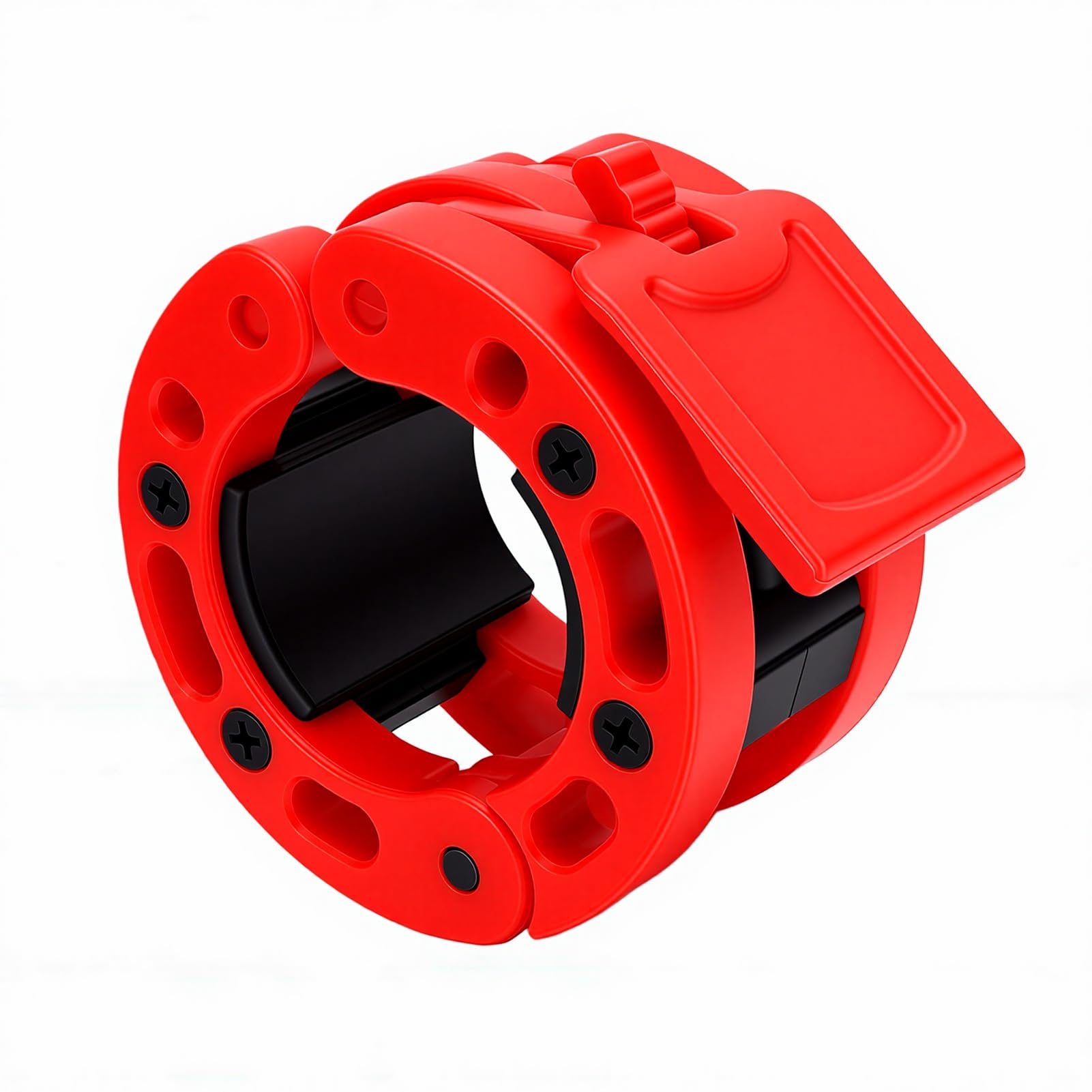 Wakects Morsetto per Collare per Bilanciere Clip a Molla in Plastica per Bilanciere da 2 Pollici Diametro Interno 50 Mm Installazione con Una Sola Mano Blocco Rapido della Piastra per Sollevamento