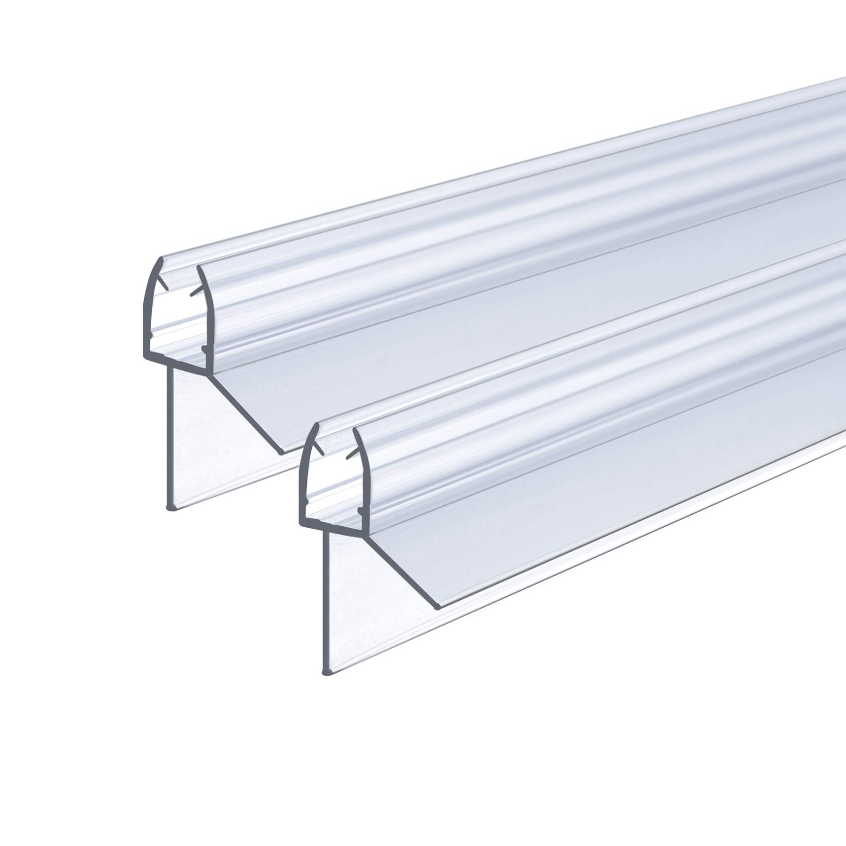 Buy IMPTS Shower Door Seal, 2 x 100 cm Shower Seal for 5 mm, 6 mm Glass