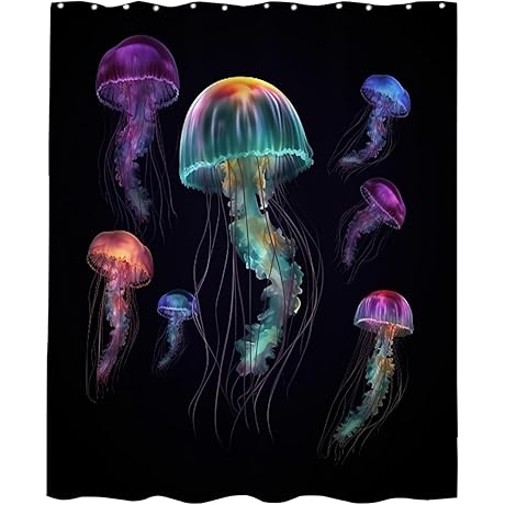 Jellyfish Shower Curtain: Dive into an Ocean Paradise