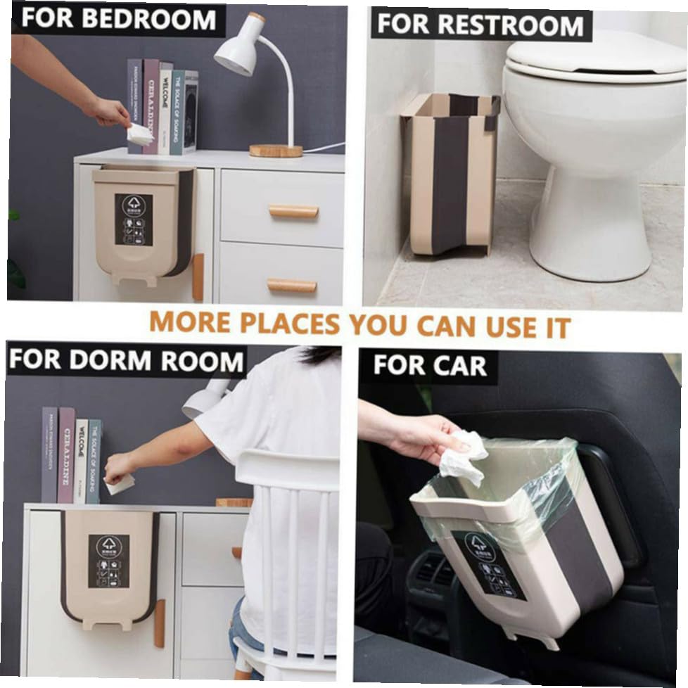 Caneca plegable rectangular para colgar en gabinete miniatura 2