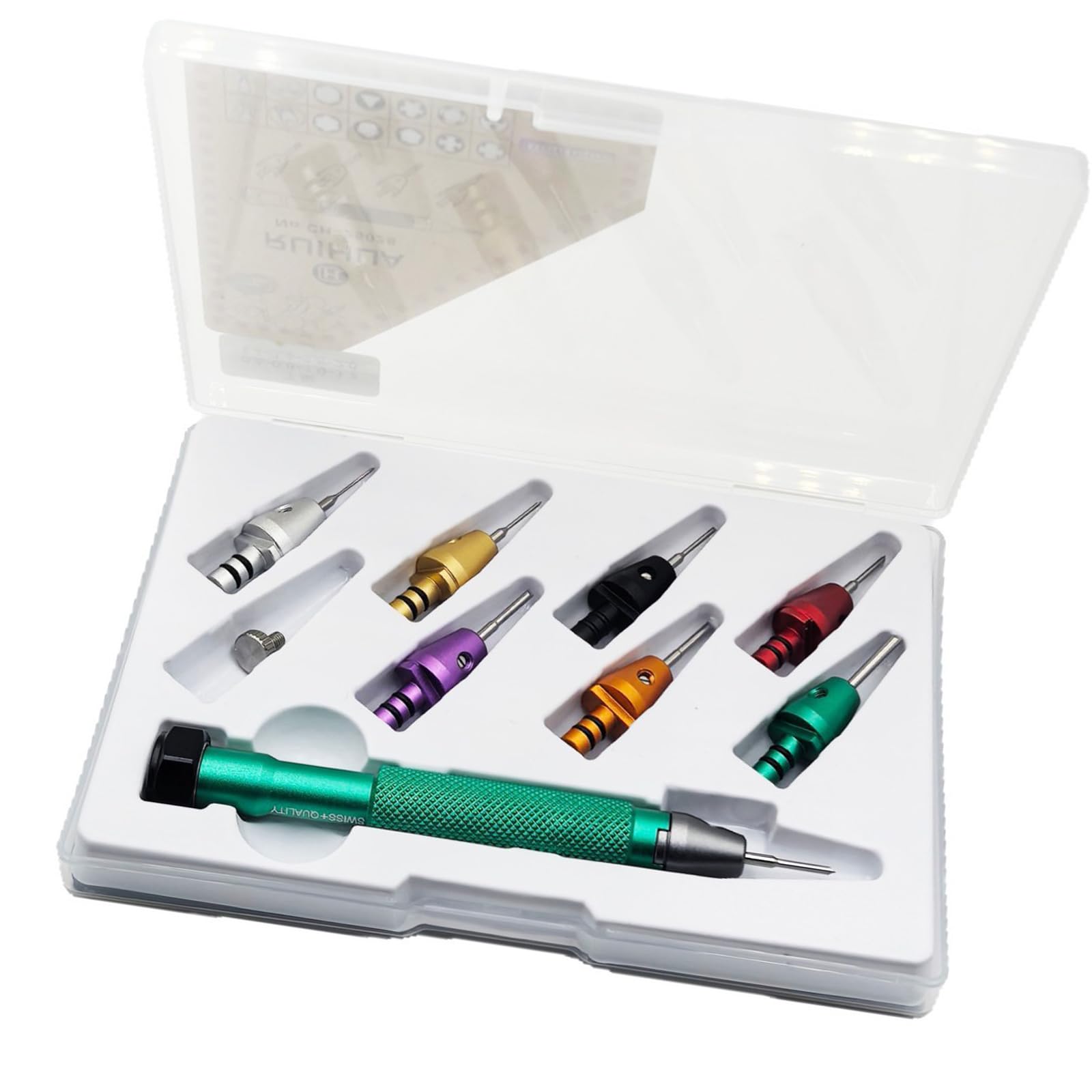 Kaccde Lightweight T Shape Screwdriver Set With Antislip Grip Handle For Comfortable & Secure Use Detailed Tasks With Interchangeable Bits For Electronics And Furniture
