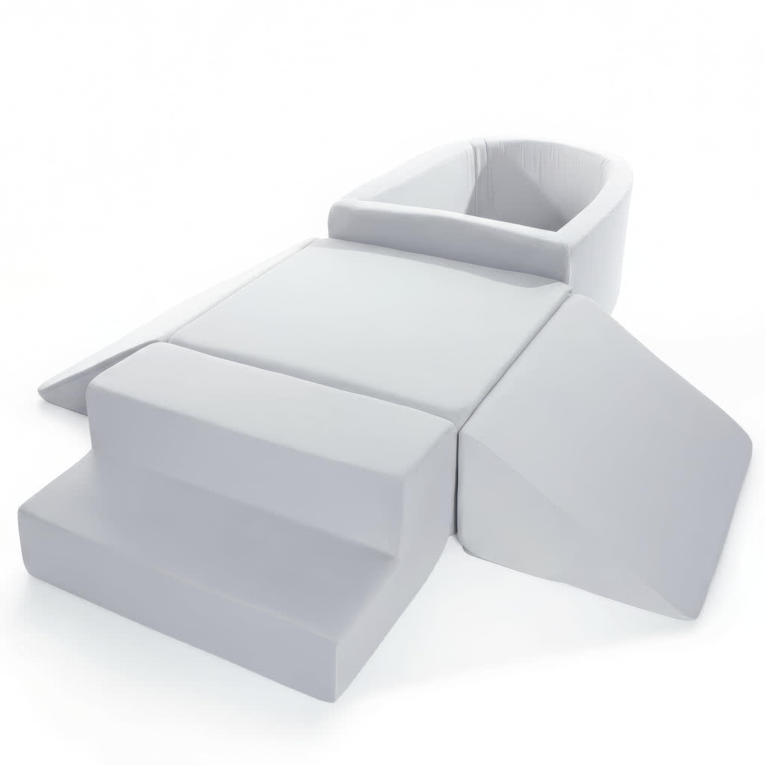 ZICOTO Fun Climbing Toy Set for Toddlers Aged 1-3 - The Perfect Set incl. Ball Pit & Climbing Blocks for Unlimited Indoor Fun - Soft Foam Play Gym for Baby/Kids to Safely Learn New Skills Inside