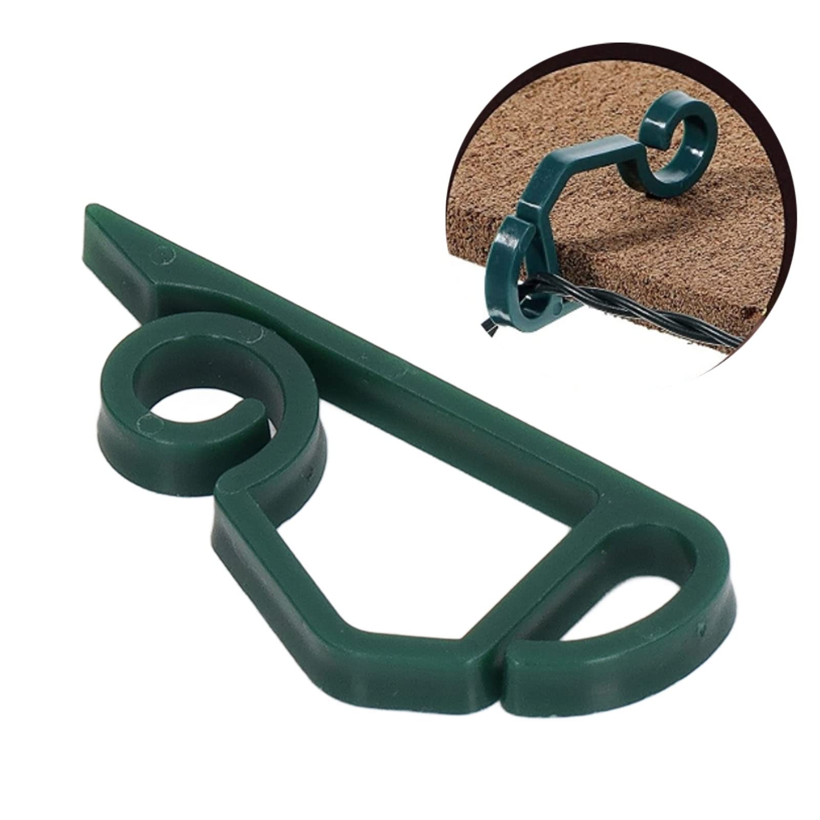 IFAMIO 100 Stks Kerst Licht Clips Goot Hanger Haken Plastic Outdoor Licht Clips Weerbestendige S Clips Voor Opknoping Outdoor String Lights, Touw Lichten, Kerstboom Decoratie
