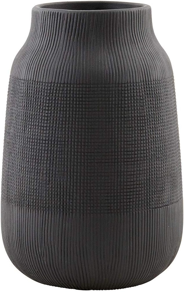 Vase, Black, 15 x 15 cm