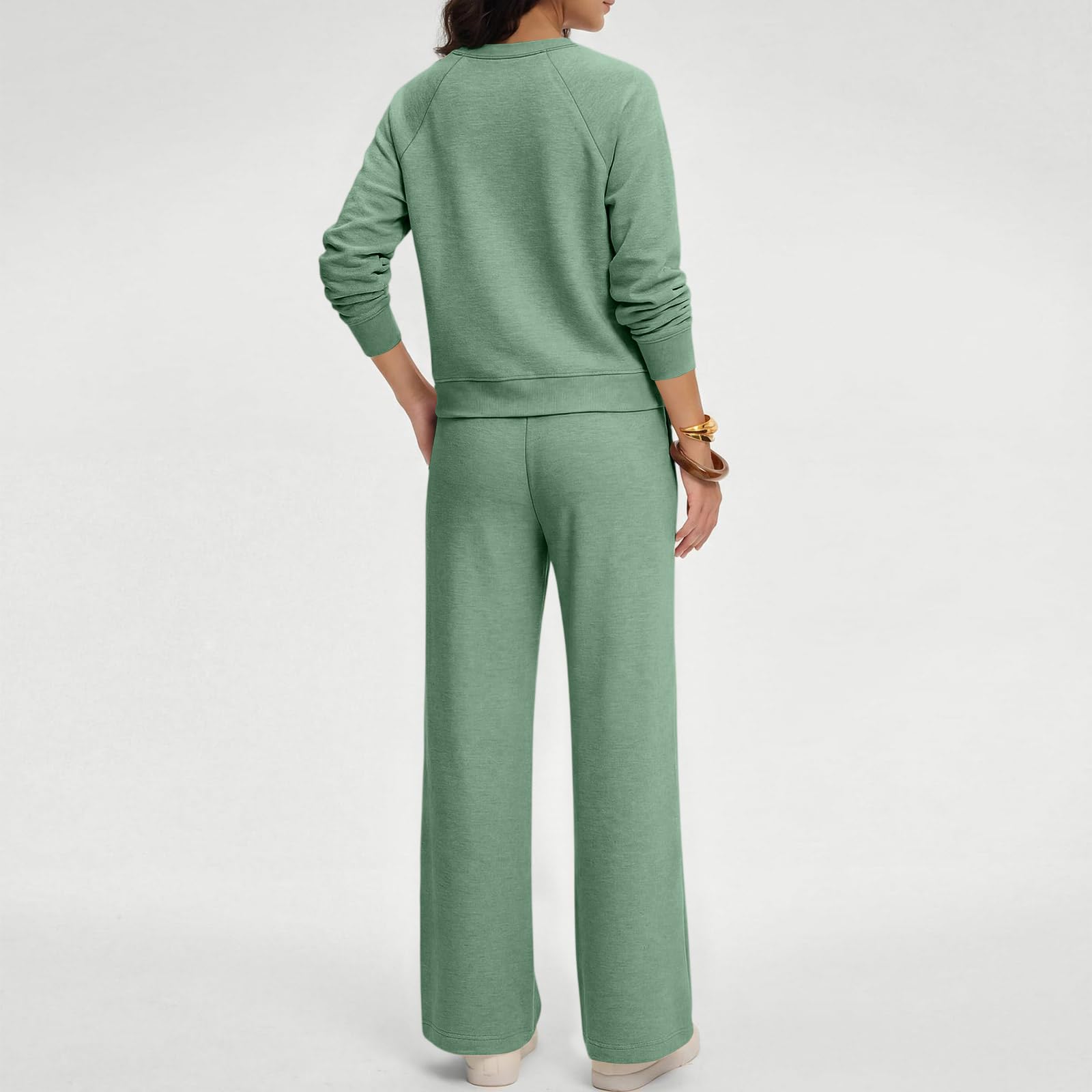 Ropa Deportiva Mujer Curvy Conjunto con Manga Larga y Pantalones