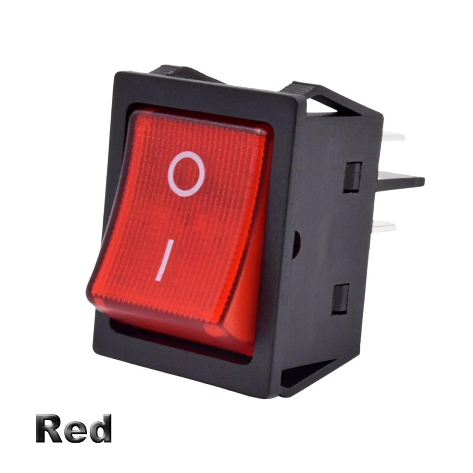 Interruttore a bilanciere KCD4-201(Red Light,220V,30A 250VAC Rating)