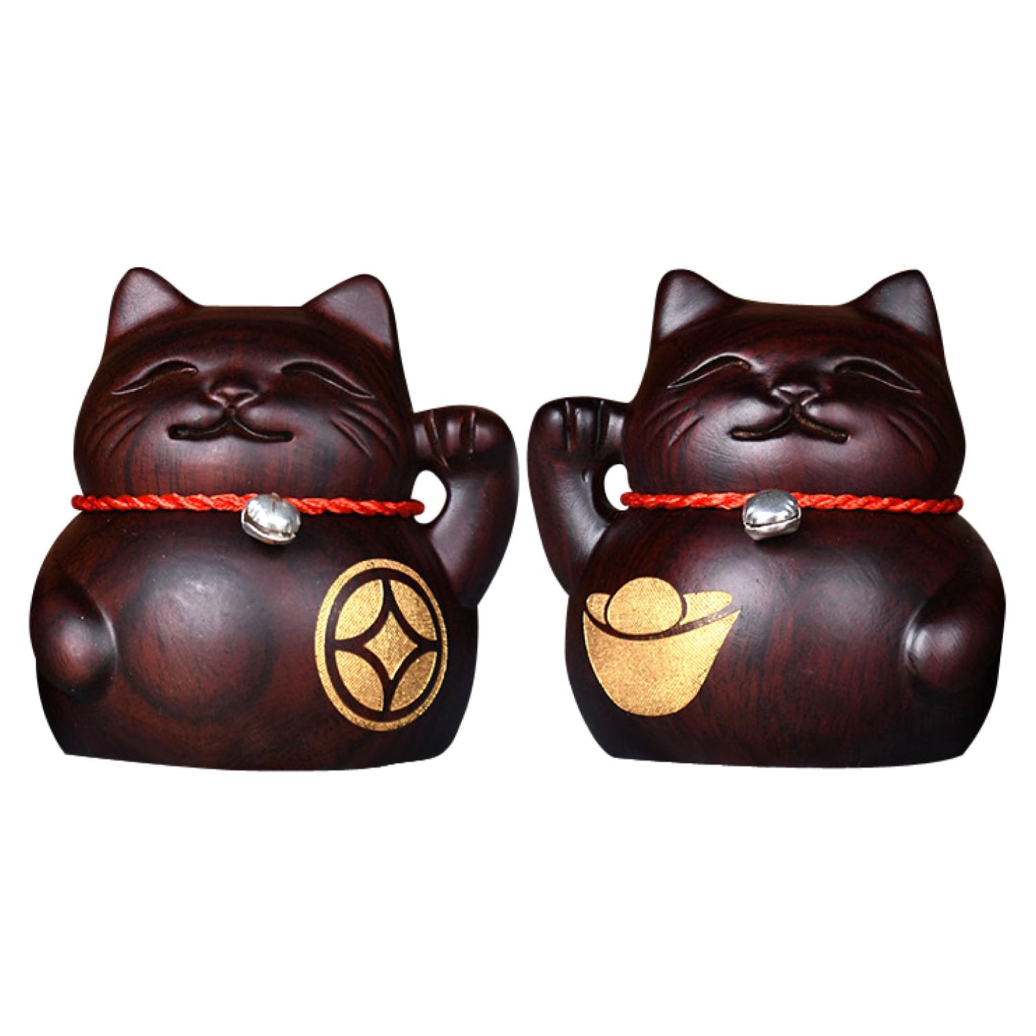 【在庫処分】Archnote 招き猫 置物 おしゃれ 木製 木彫り 置き物 金運 Amazon.co.jp: Archnote 招き猫 置物 おしゃれ 木製 木彫り 置き物 金