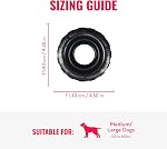 KONG Pneus - Jouet en caoutchouc durable et distributeur de gâteries pour les mangeoires électriques - Pour chiens moyens/grands