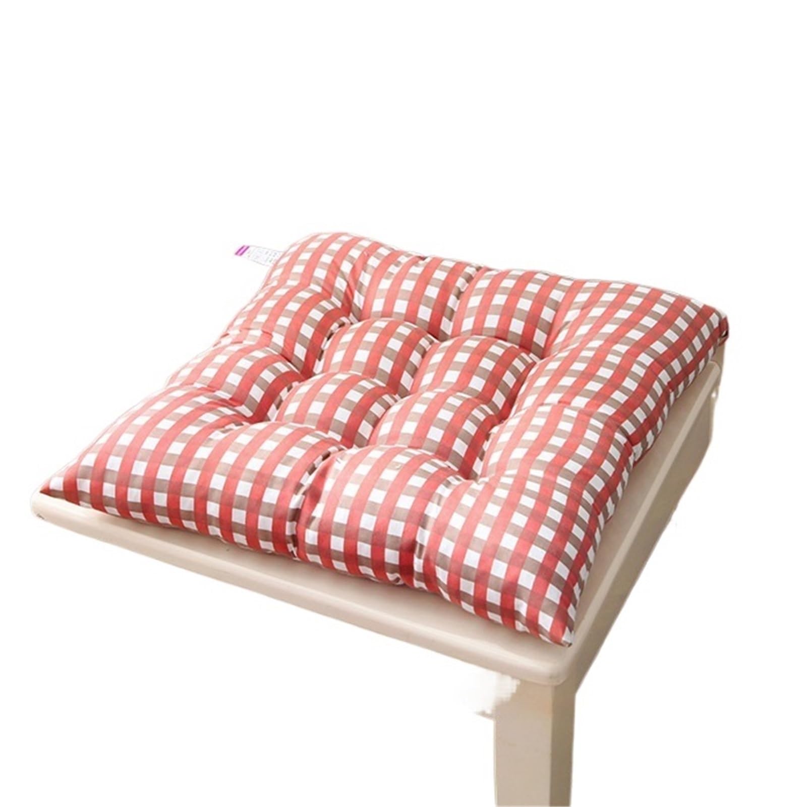 EnxJire Dining Chair Seat Cushions 40x40cm Dining Chair Printed Rice Thick Square Cushion Pads For Chairs(Color 2)