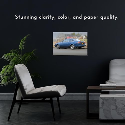 Miniatura 4 de Blessed Posters Póster de Toyota AE86  Arte de pared clásico JDM Drift Car para garaje, dormitorio, oficina o espacio de vida  Decoración retro