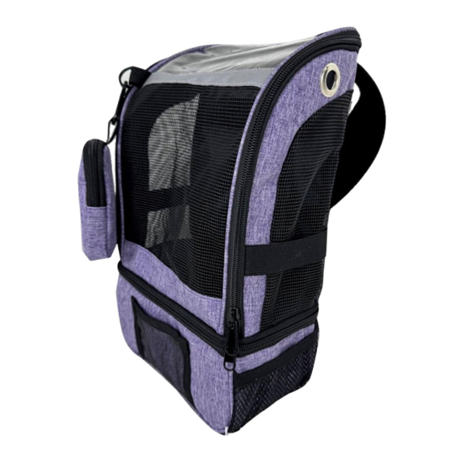 perfk Zaino per concentratore di ossigeno, borsa per il trasporto, leggero, comodo e portatile, accessori per macchina per ossigeno per, Viola