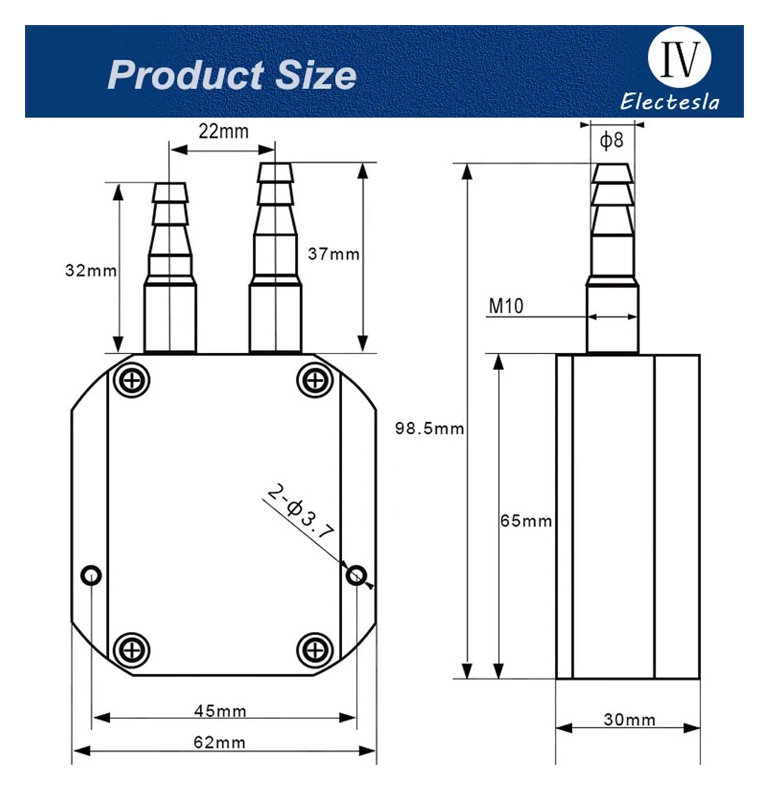 Sensor de presión de Aire LCD RS485 de 4-20mA, transmisor Digital de presión diferencial de Viento, transmisor de presión de Gas de 50-0-50Kpa(0-10V Output,-500-500Pa)